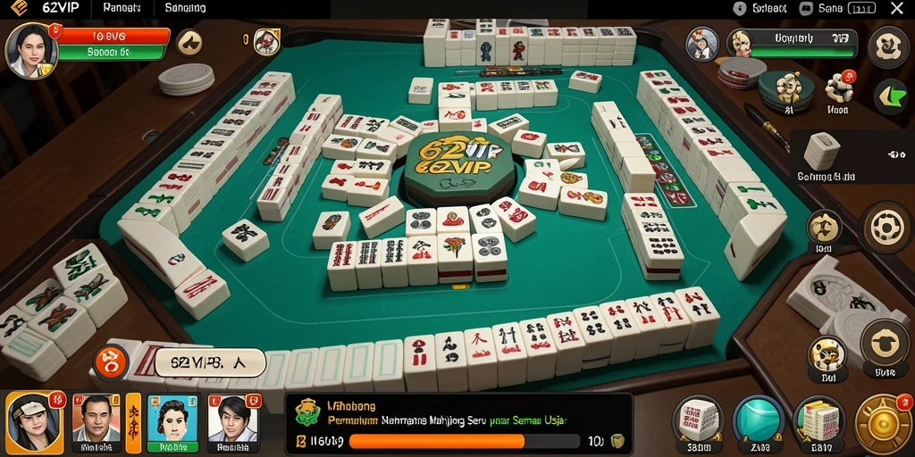 Screenshot menunjukkan gameplay Mahjong yang seru dan menarik.