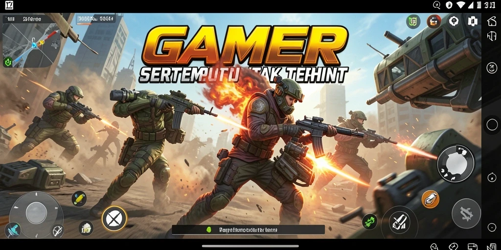GAMERP: Tampilkan gameplay seru dan aksi cepat di arena pertempuran.