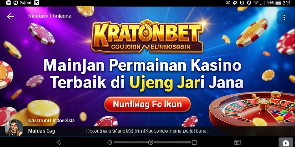 Tampilan gameplay Kasino KRATONBET yang menarik dan penuh aksi.