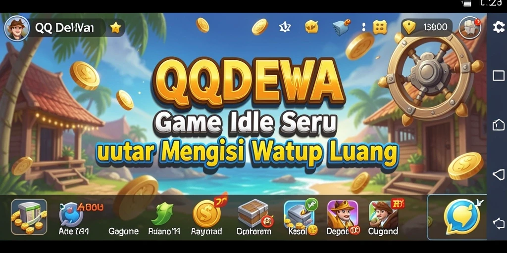 Tampilan gameplay QQDEWA menunjukkan karakter yang berkembang pesat dalam dunia yang menarik.