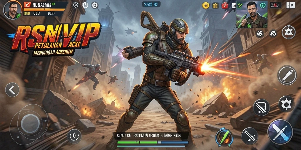 Gameplay RSNVIP yang menarik dan penuh aksi spektakuler.