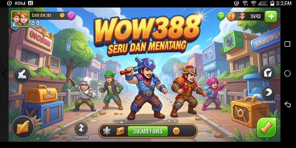 Screenshot WOW388 menampilkan aksi seru dalam gameplay Arcade yang mengasyikkan.